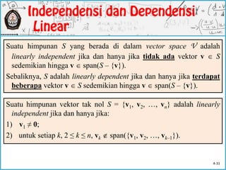 Linear Algebra - Finite Dimensional Vector Spaces | PDF