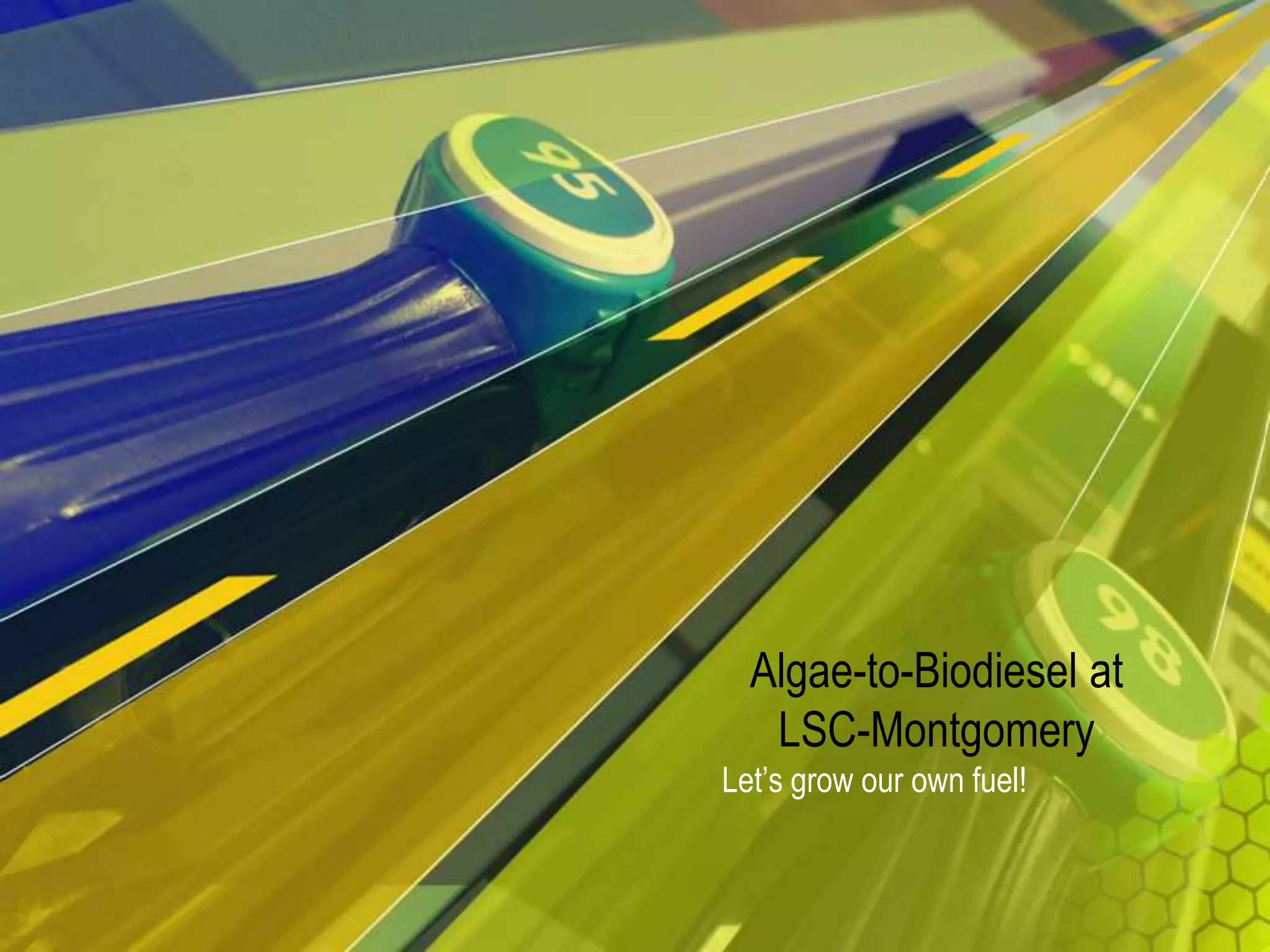 Algae-to-Biodiesel at LSC-MontgomeryLet’s grow our own fuel!