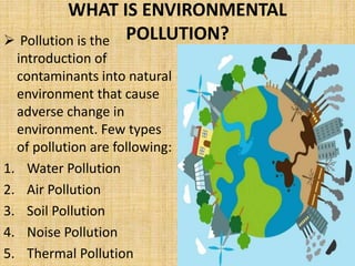 MICROBES AS POLLUTION INDICAION 