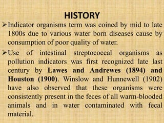 MICROBES AS POLLUTION INDICAION 