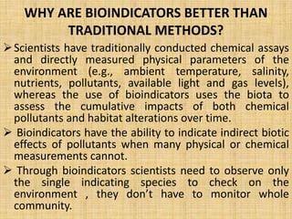 MICROBES AS POLLUTION INDICAION 