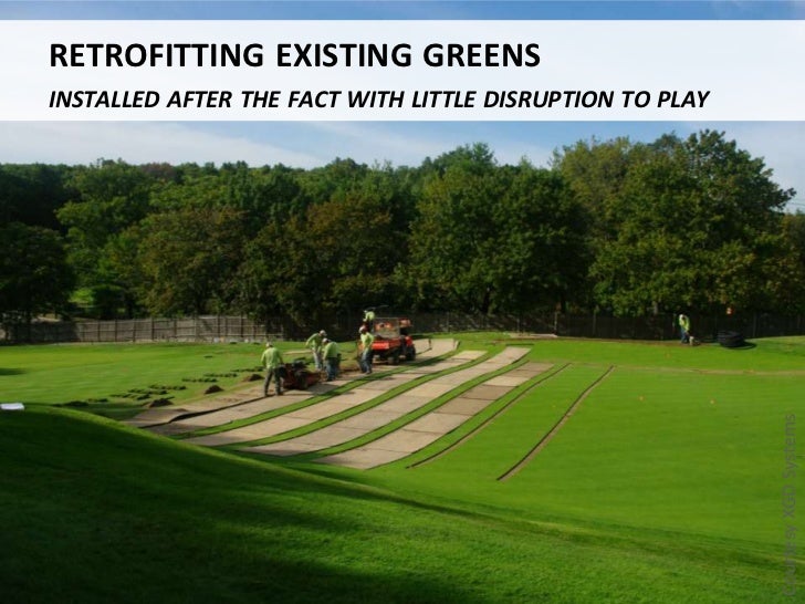 Algae management for golf course putting greens.