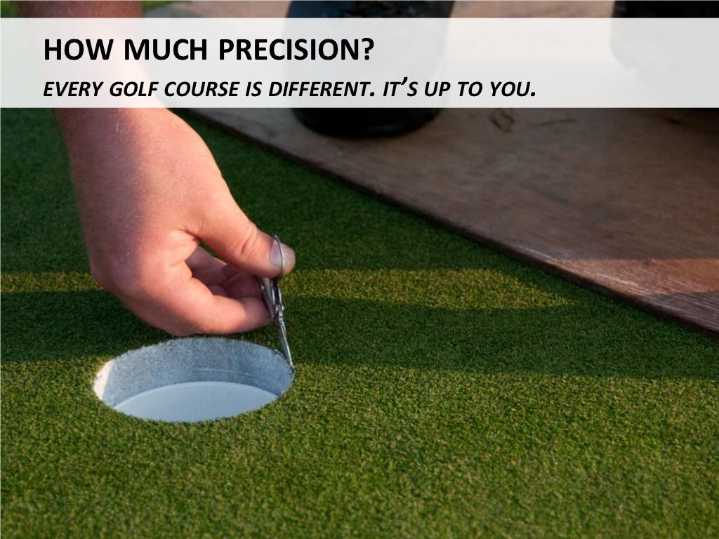 Algae management for golf course putting greens.