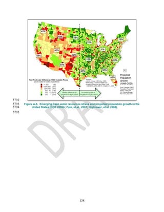 5792
5793   Figure A-6. Emerging fresh water resources stress and projected population growth in the
5794         United States (DOE 2006b; Pate, et.al., 2007; Hightower, et.al, 2008).
5795




                                                 138
 