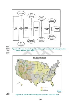 5801
5802   Figure A-9. Process of evaluating and constraining land available for algae production
5803         Source: Maxwell, et.al., (1985)
5804




5805
5806         Figure A-10. Select land cover categories, protected areas, and relief


                                                   140
 
