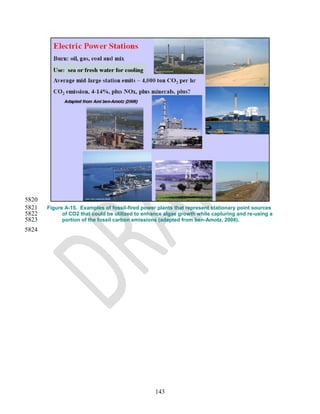 5820
5821   Figure A-15. Examples of fossil-fired power plants that represent stationary point sources
5822         of CO2 that could be utilized to enhance algae growth while capturing and re-using a
5823         portion of the fossil carbon emissions (adapted from ben-Amotz, 2008).
5824




                                                  143
 