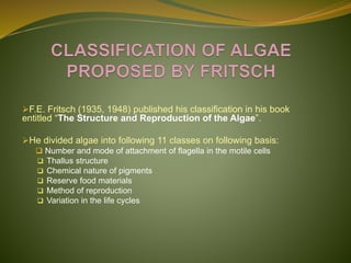 Classification of Algae