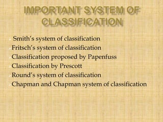 Smith Classification Algal classification on the basis of chloroplast pigment | PPTX