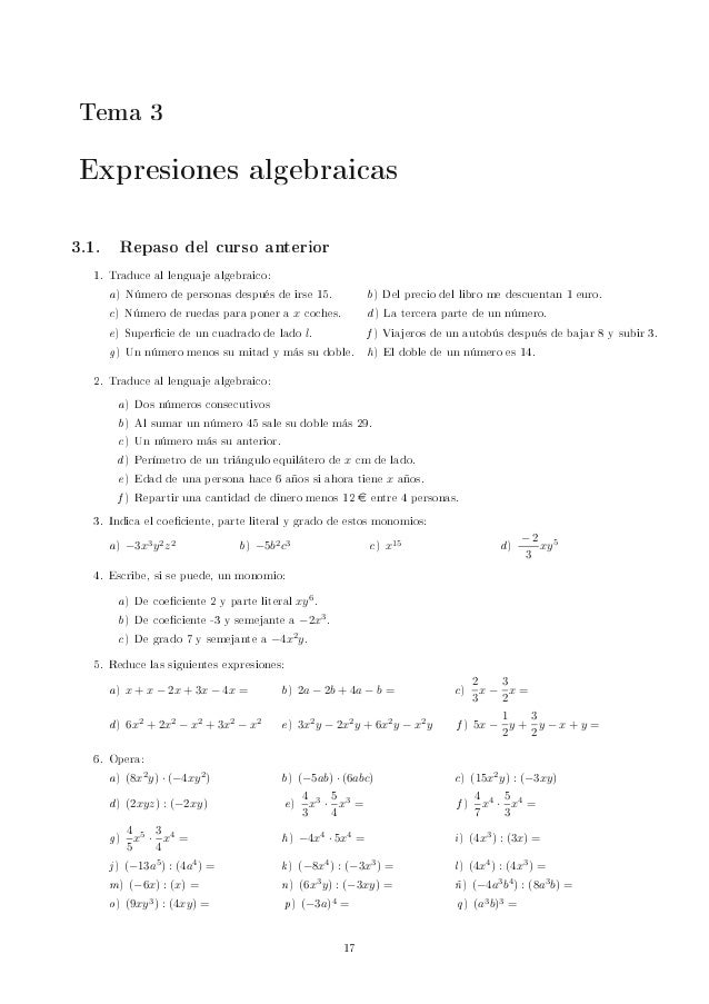 Algebra Cuaderno2eso Ies Bahia