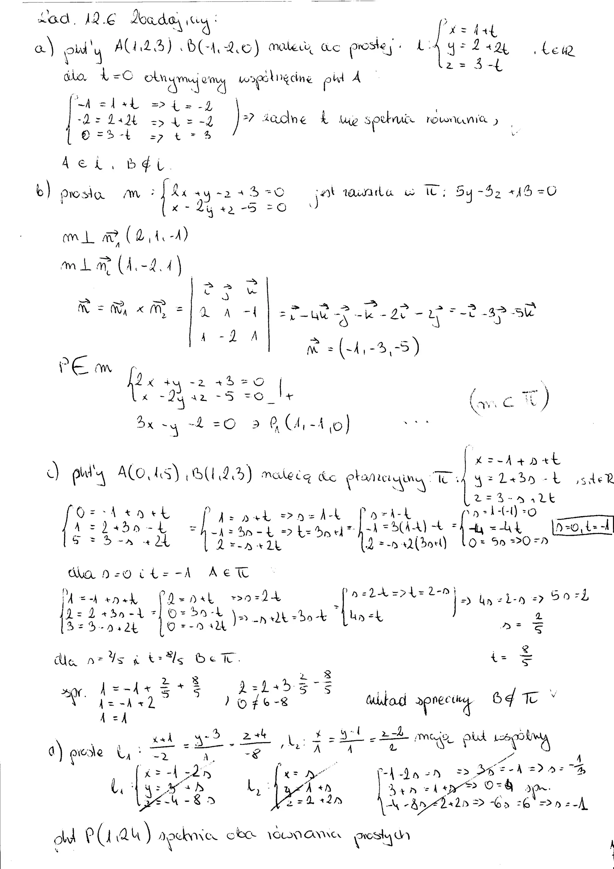 Algebra liniowa - zadania - rozdział 12 | PDF | Homework and Study