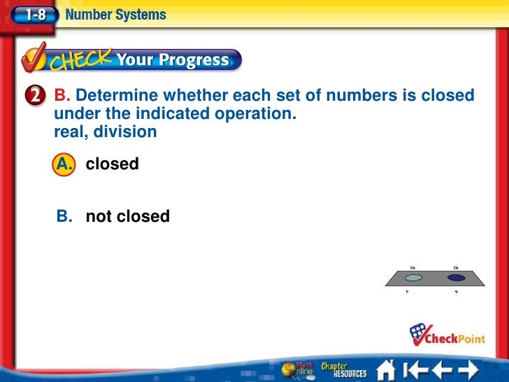 Algebra 1 number systems