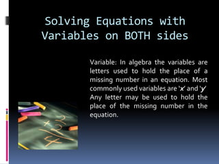 Algebra 1 lessonplan powerpoint | PPTX