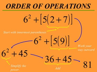 Algebra 1 unit_1_section_1_ppt_notes_2 | PPT