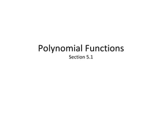 Algebra 2 5.1 Class Notes | PPT