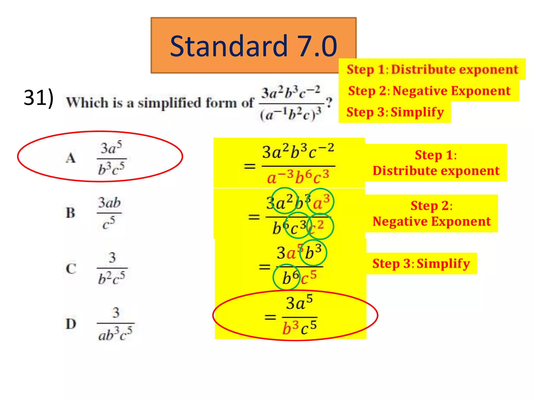 Standard 7.0
31)
 