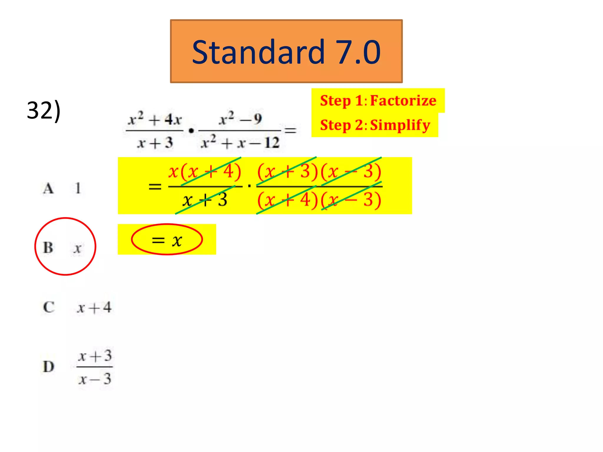 Standard 7.0
32)
 
