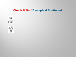 Check It Out! Example 4 Continued
 