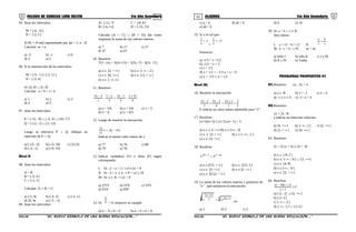01 02COLEGIO DE CIENCIAS LORD KELVIN 5to Año Secundaria ALGEBRA 5to Año Secundaria
05. Sean los intervalos:
M = [-6; 13 [
N = ]-3; 5 [
Si M ∩ N está representado por ]m + 1; n - 2[
Calcular: m + n
a) -3 b) -1 c) 0
d) 3 e) 5
06. Si la intersección de los intervalos:
M = ]-5; -1 [∪] 2; 11 [
N = [-3; 4]
es: [a; b[ ∪ ]c; d]
Calcular : a + b + c+ d
a) 1 b) 2 c) 3
d) 4 e) 5
07. Sean los intervalos:
P = [-15; -9] ∪ [-3; 3] ∪ [10; 17]
Q = [-12; -1] ∪ [1; 13]
Luego se interseca P ∧ Q, indique un
intervalo de P ∩ Q.
a) [-12; -3] b) [-3; 10] c) [3;13]
d) [-3; -1] e) [-9; 10]
Nivel II
08. Sean los intervalos:
A = R
B = [-3; 4 [
C = ]-1; 3 [
Calcular: A ∩ B ∩ C
a) ]-1; 4[ b) [-3; 3] c) ]-1; 3 [
d) ]3; 4e e) [-3 ; -1[
09. Sean los intervalos:
A= ]-11; 7[ C = ]-8; 8 [
B= [-6; 11[ D = [-15; 15]
Calcular (A ∩ C) ∪ (B ∩ D); dar como
respuesta la suma de sus valores enteros.
a) 7 b) 17 c) 27
d) 37 e) 47
10. Resolver:
7(3 - 2x) + 2(2x+15) < 2(5x -7) - 3(2x -11)
a) x ∈ ]2; + ∞ [ b) x ∈ ]- ∞ ; -2 [
c) x ∈ ]0; +∞ [ d) x ∈ ]-2; + ∞ [
e) x ∈ ]- ∞; 2 [
11. Resolver:
6
15x
4
1x4
3
x5
2
3x2 +
−
−
>
−
−
−
a) x > 5/6 b) x < 5/6 c) x > 5
d) x > 6 e) x < 6/5
12. Luego de resolver la inecuación:
)91x(3x
11
x5
−<
Indicar el menor valor entero de x
a) 77 b) 76 c) 80
d) 79 e) 78
13. Indicar verdadero (V) o falso (F) según
corresponda:
I. Si: -2 < x < 3 → 0 ≤ x2 < 9
II. Si: -3 < x ≤ 4 → 9 < x2 ≤ 16
III. Si: x ∈ R → x2 > 0
a) VVV b) VFF c) VFV
d) FVF e) FFF
14. Si: b
a
< 0; entonces se cumple:
a) a < 0 ∧ b > 0 b) a > 0 ∧ b < 0
c) a > b d) ab > 0
e) ab < 0
15. Si x es tal que:
2
x
1
<
∧
3
x
1
−>
Entonces:
a) -1/3 < x <1/2
b) -1/2 < x < 3
c) x > 1/2
d) x > 1/2 ∨ - 1/3 x < x < 0
e) x < -1/3 ∨ x > 1/2
Nivel III:
16. Resolver la inecuación:
3
2
2
1x2
6
2x3
5
1x2
+
+
>
−
+
−
E indicar un valor entero admisible para “x”
17. Resolver:
(x+5)(x+3) ≥ (x+2) (x+ 1) + 3
a) x ∈ [-2; +∞ [b) x ∈]-∞; -3]
c) x ∈ [2; + ∞ [ d) x ∈] - ∞; -2 ]
e) x ∈ [3; +∞ [
18. Resolver:
x211x3 84 −− >
a) x ∈]2/5; + ∞ [ b) x ∈ ]2/5; 3 [
c) x ∈ ]3; +∞ [ d) x ∈]2; +∞ [
e) x ∈ ]5/12; + ∞ [
19. La suma de los valores enteros y positivos de
“x” que satisfacen la inecuación:
7 1x8
5
2
13x5
273 +
+
>
; es:
a) 1 b) 2 c) 3
d) 6 e) 10
20. Si: a > b ∧ c ∈ R
Son ciertas:
I. a + c2 > b + c2 II. c
b
c
a
>
III. a - c < b - c IV. ac > bc
a) Sólo I b) sólo II c) I y III
d) II y IV e) Todas
PROBLEMAS PROPUESTOS 01
01.Resolver: x2 - 3x < 4
a) x ∈ R b) x > -1 c) x > 4
d) -1 ≤ x ≤ 4 e) -1< x < 4
02.Resolver:
x2 + 2x >8
e indicar un intervalo solución:
a) ]4; +∞ [ b) ]- ∞ ; 2 [ c) ]2; +∞ [
d) ]1; + ∞ [ e) ]4; +∞ [
03. Resolver:
(x + 2) (x + 4) ≥ 2x + 16
a) x ∈ [-6; 2 ]
b) x ∈ ]- ∞ ; -6 [ ∪ [2; +∞]
c) x ∈ [4; 8]
d) x ∈]-∞ ; -6 [
e) x ∈ [3; + ∞ [
04. Resolver:
0
1x
)2x)(3x(
≥
+
+−
a) [-2; -1[ ∪ [3; +∞ [
b) [-2; 3 [
c) ]- ∞ ; -2 [
d) ]- ∞ ; 2 [ ∪ ]-1,3 [
S5AL34B “El nuevo símbolo de una buena educación....” S5AL34B “El nuevo símbolo de una buena educación...."
 