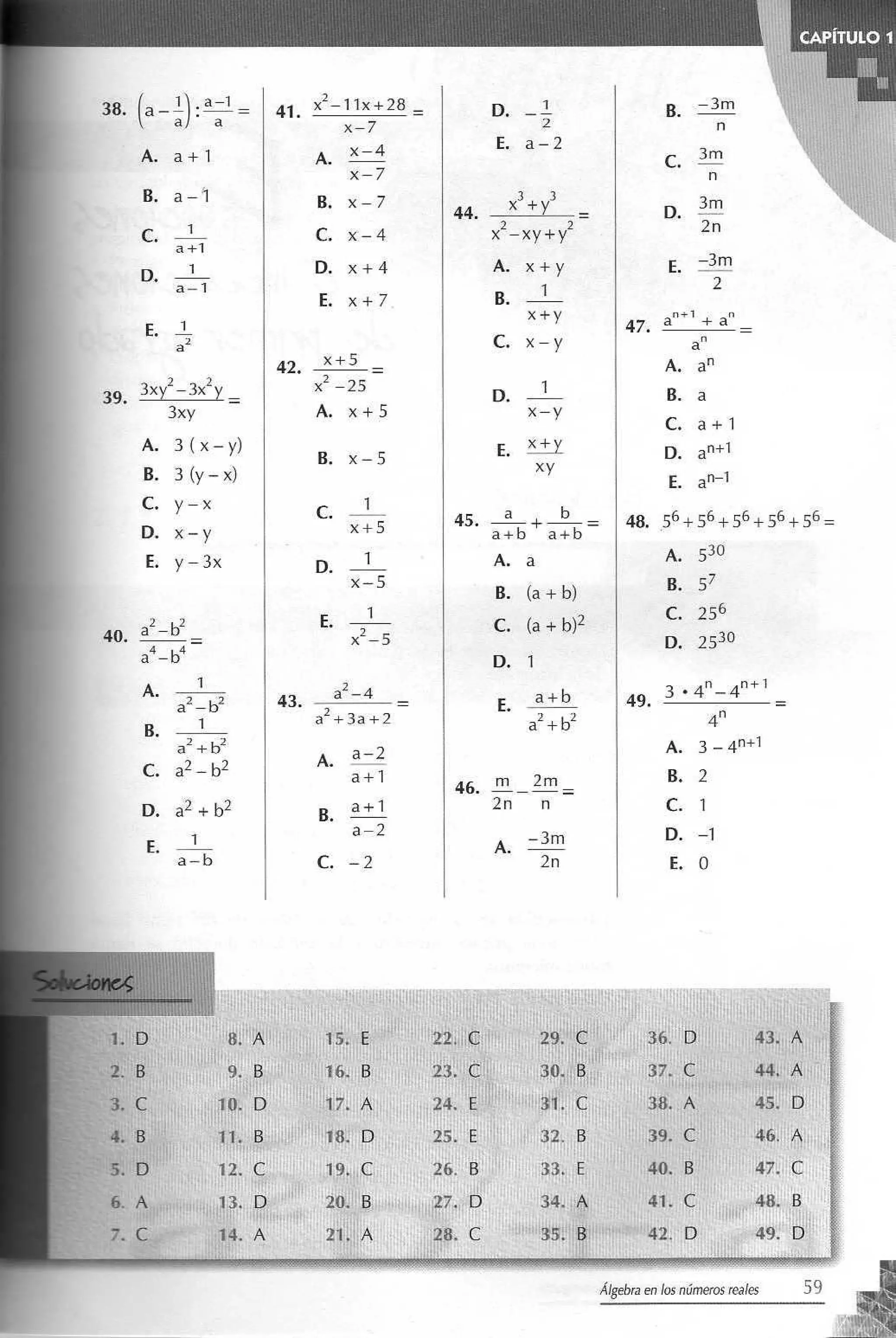 ÁLGEBRA PARA DUMMIES