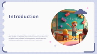Class 9 math algebra basics help math.pptx