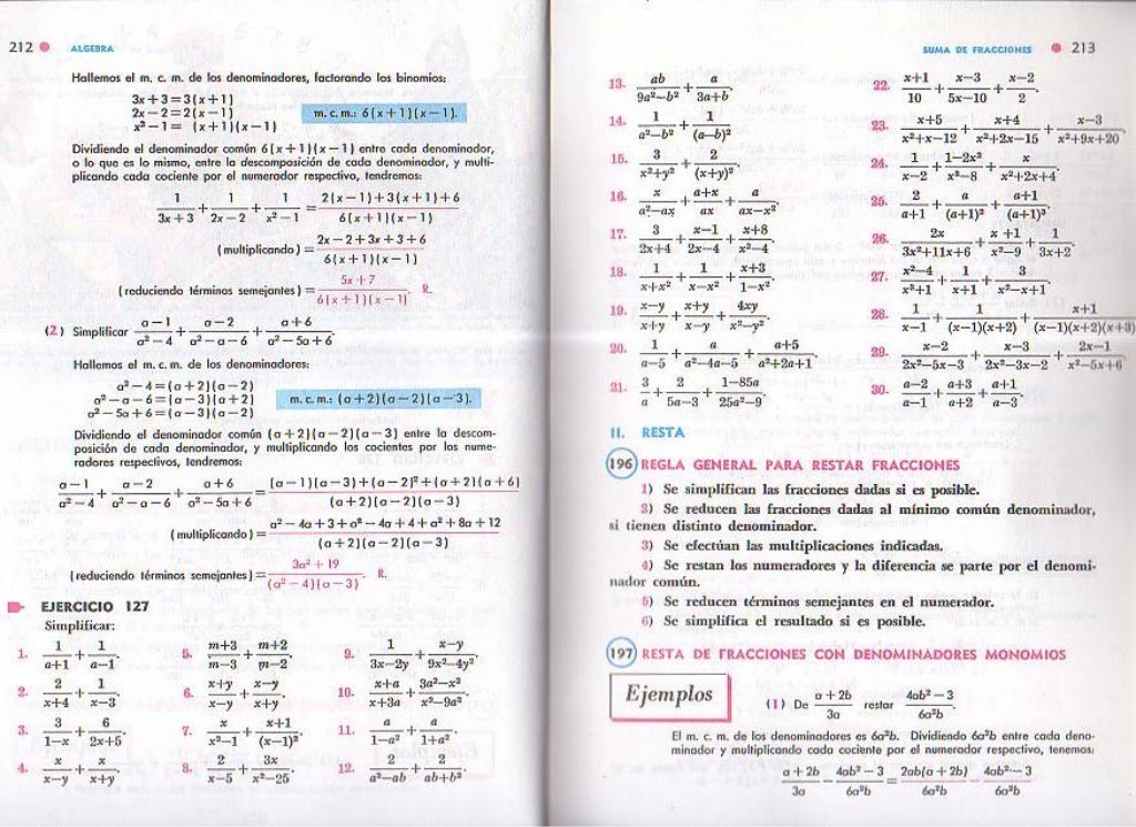 Algebra de baldor