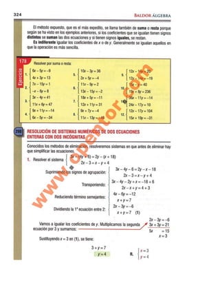 Algebra de baldor