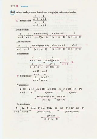Algebra de baldor d