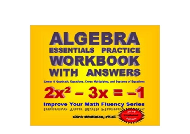 BOOK_HARCOVER LIBRARY Algebra Essentials Practice Workbook with Answe…