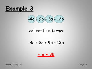 Introduction to Algebra for primary school | PPT