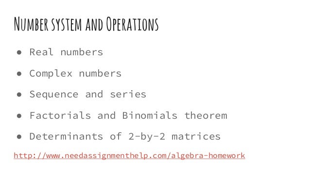 Algebra help online