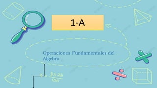 Operaciones Fundamentales del
Algebra
1-A
 