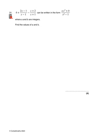 Algebra visual data 7