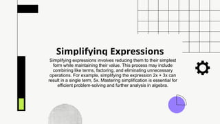 Simplify Efficiency Algebraic Evaluation (1).pptxpgrf,fkldfmjn | PPTX
