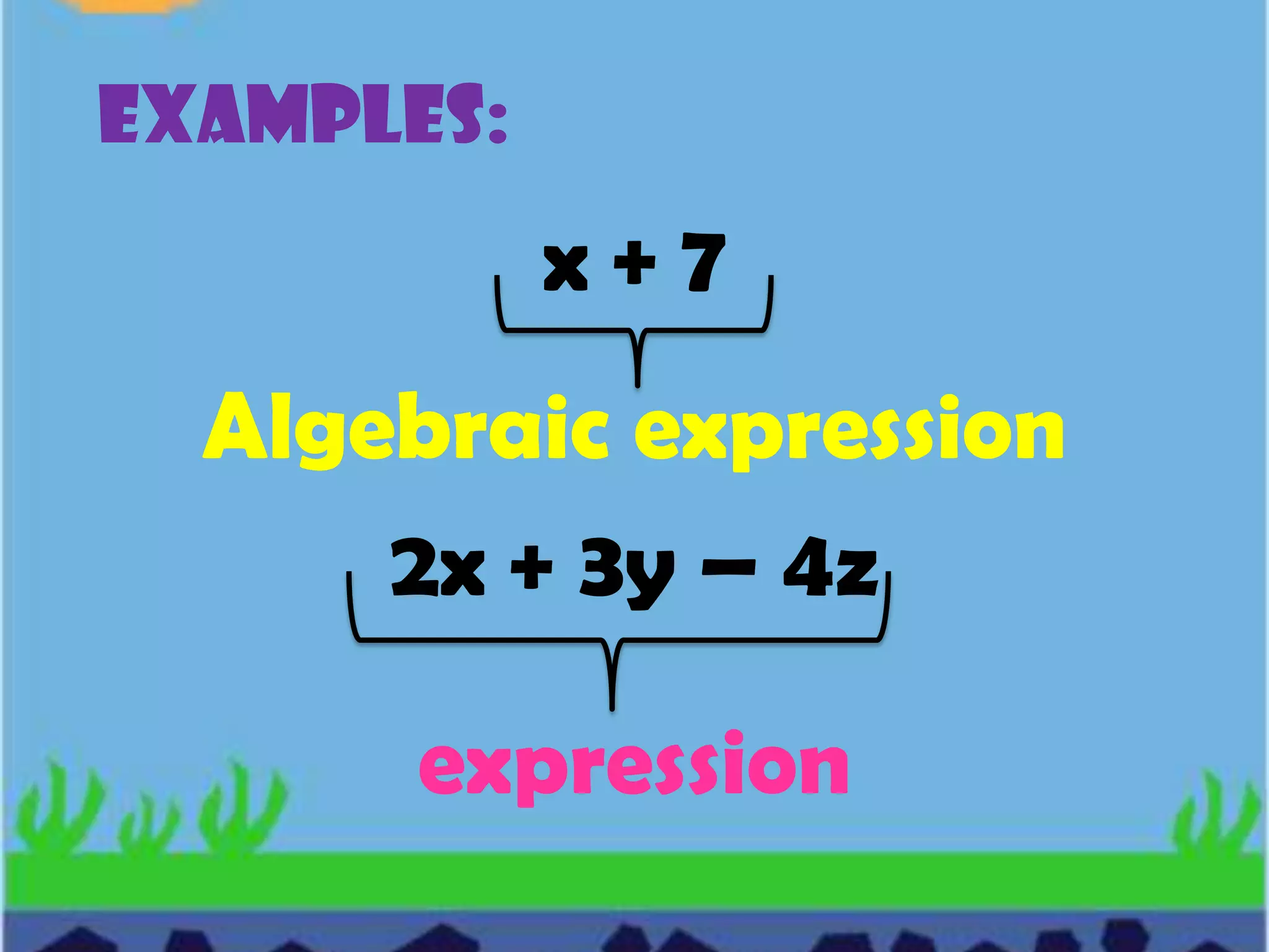 Algebraic expression