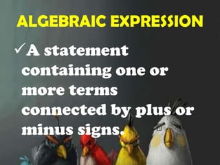 Algebraic expression