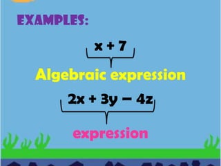 Algebraic expression