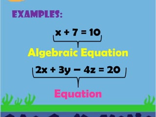Algebraic expression