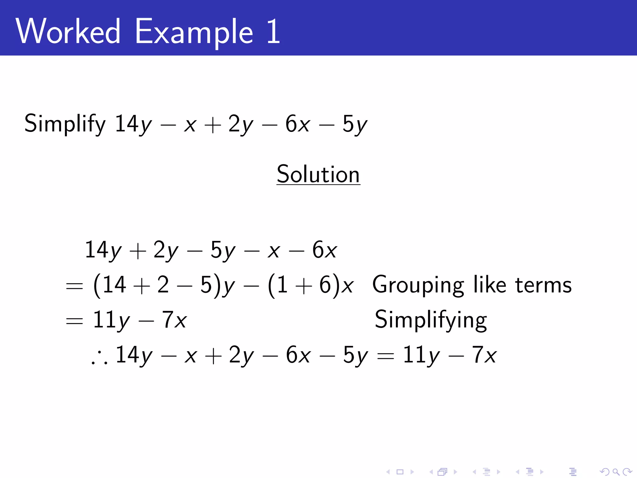 Algebraic Expression