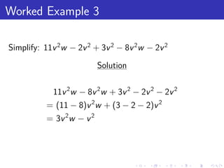 Algebraic Expression