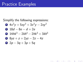 Algebraic Expression