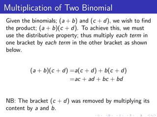 Algebraic Expression