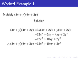 Algebraic Expression