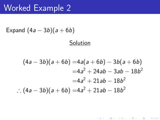 Algebraic Expression