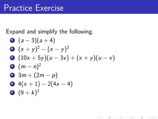 Algebraic Expression