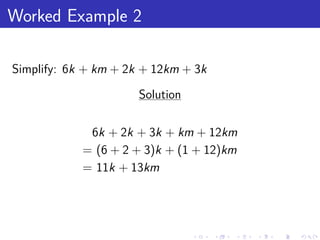 Algebraic Expression