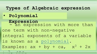 Introduction to Algebraic expression.pptx