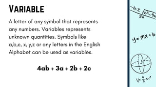 Letter A Math ALGEBRAIC EXPRESSION for grade 6 3rd quarter.pdf