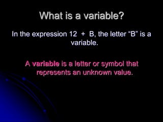 Algebraic expressions and_terms (1) | PPT