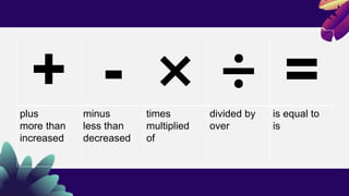 ALGEBRAIC EXPRESSION VS ALGEBRAIC EQUATION.pptx