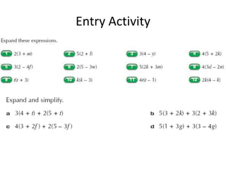 Entry Activity
 
